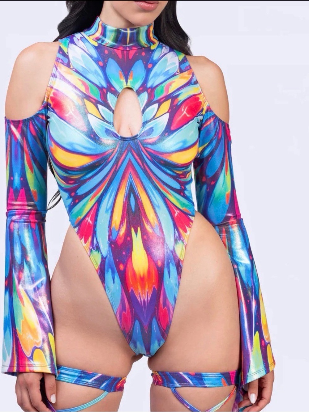 Badinka Flared sleeve bodysuit